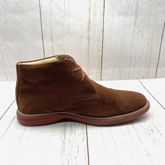 Martin Dingman Mens Suede Chukka Boots Brown Size 11W Wide Made Brazil Lace Up main image 6